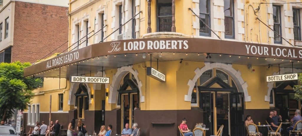 The Lord Roberts Hotel, 64 Stanley Street Darlinghurst Sydney
